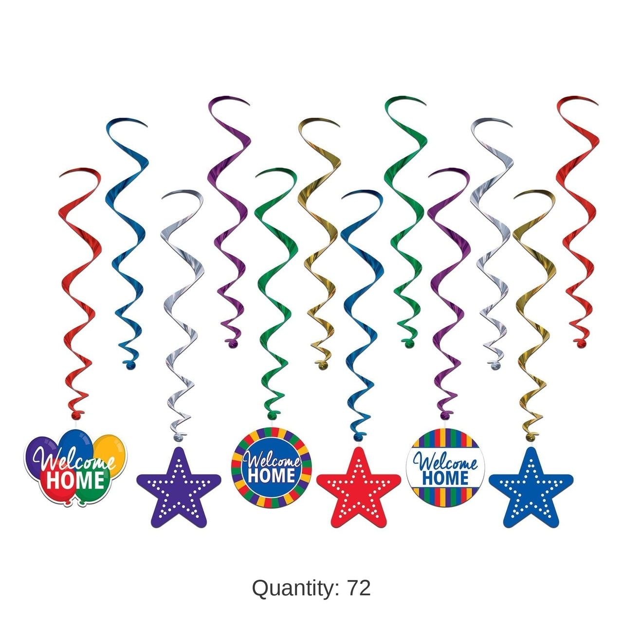 72 Pack Bulk Welcome Home Party Whirls