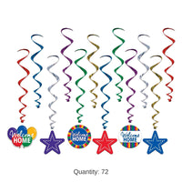 72 Pack Bulk Welcome Home Party Whirls