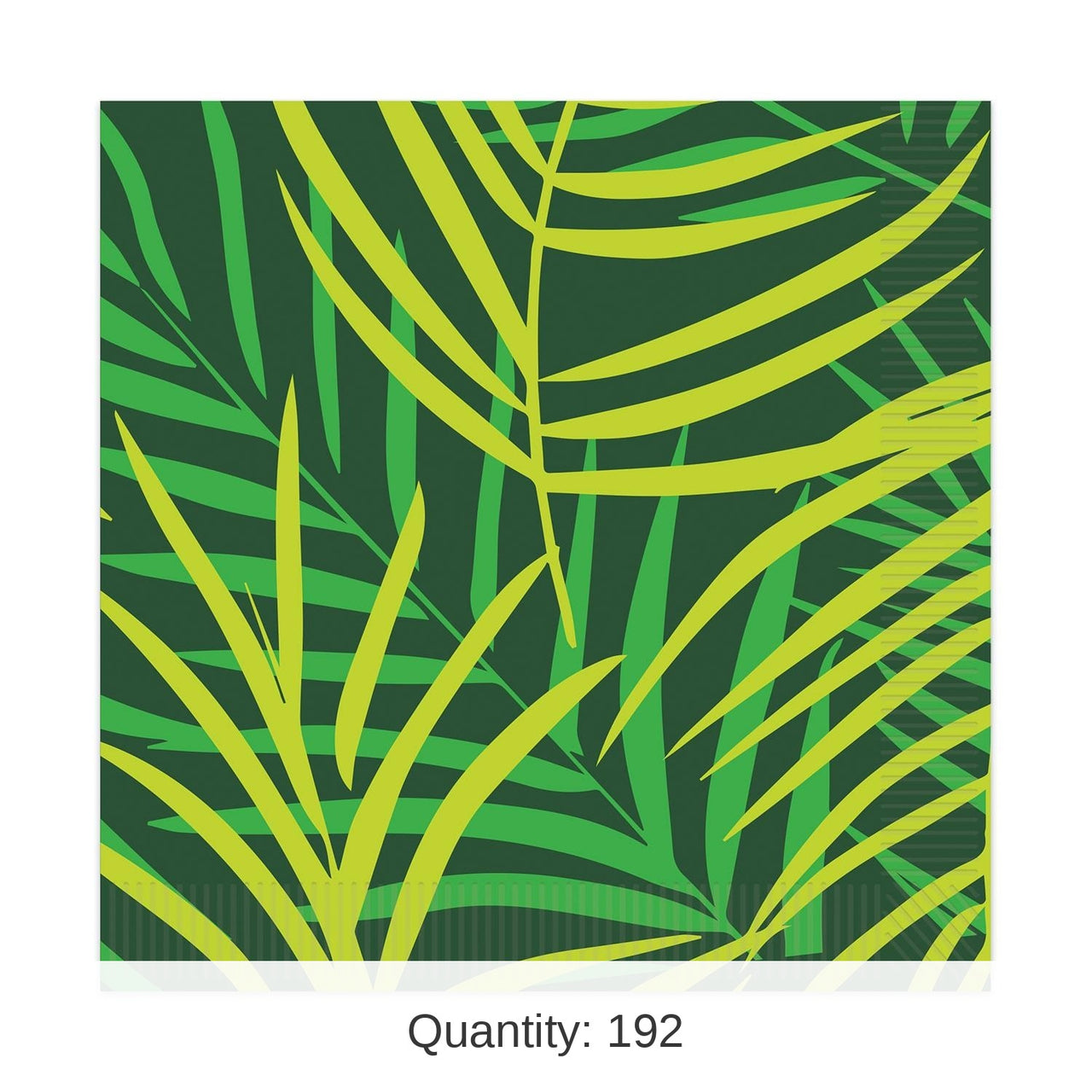 192 Pack Bulk Luau Party Palm Leaf Luncheon Napkins