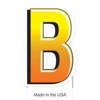 3 Pack Bulk Plastic B Party Yard Sign