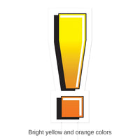 3 Pack Bulk Plastic Exclamation Mark Party Yard Sign
