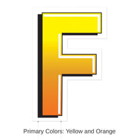 3 Pack Bulk Plastic F Party Yard Sign