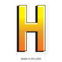 3 Pack Bulk Plastic H Party Yard Sign