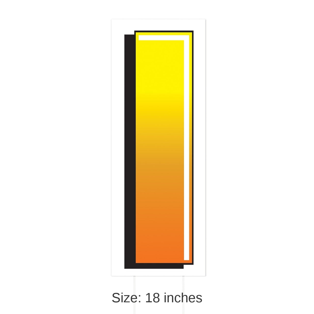 3 Pack Bulk Plastic I Party Yard Sign