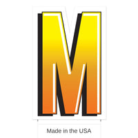3 Pack Bulk Plastic M Party Yard Sign