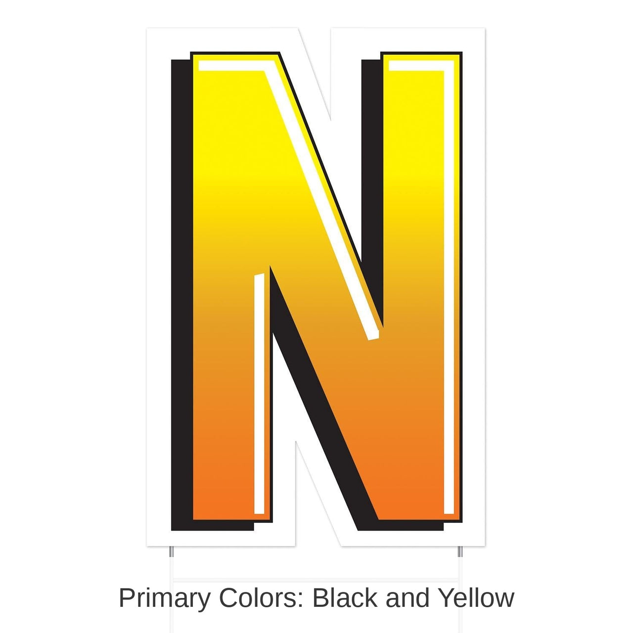 3 Pack Bulk Plastic N Party Yard Sign