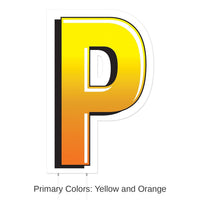 3 Pack Bulk Plastic P Party Yard Sign