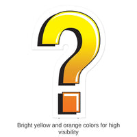3 Pack Bulk Plastic Question Mark Party Yard Sign