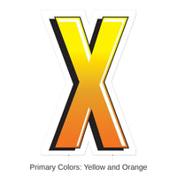 3 Pack Bulk Plastic X Party Yard Sign