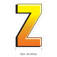 3 Pack Bulk Plastic Z Party Yard Sign