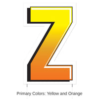 3 Pack Bulk Plastic Z Party Yard Sign