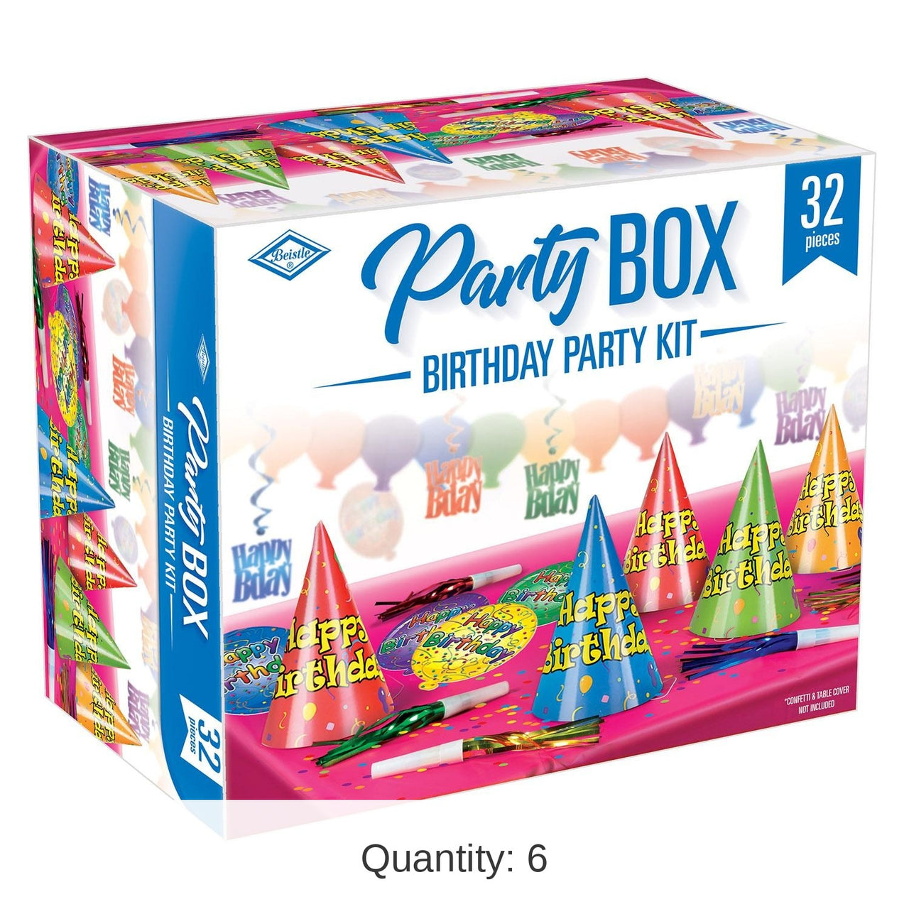 6 Pack Bulk Birthday Party Box