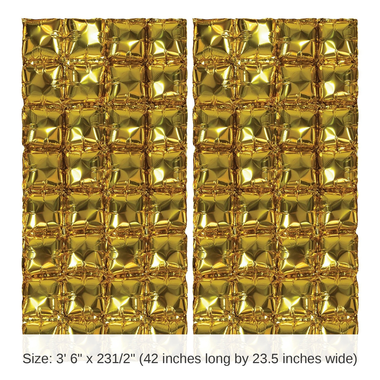 12 Pack Bulk Gold Foil Party Balloon Backdrops