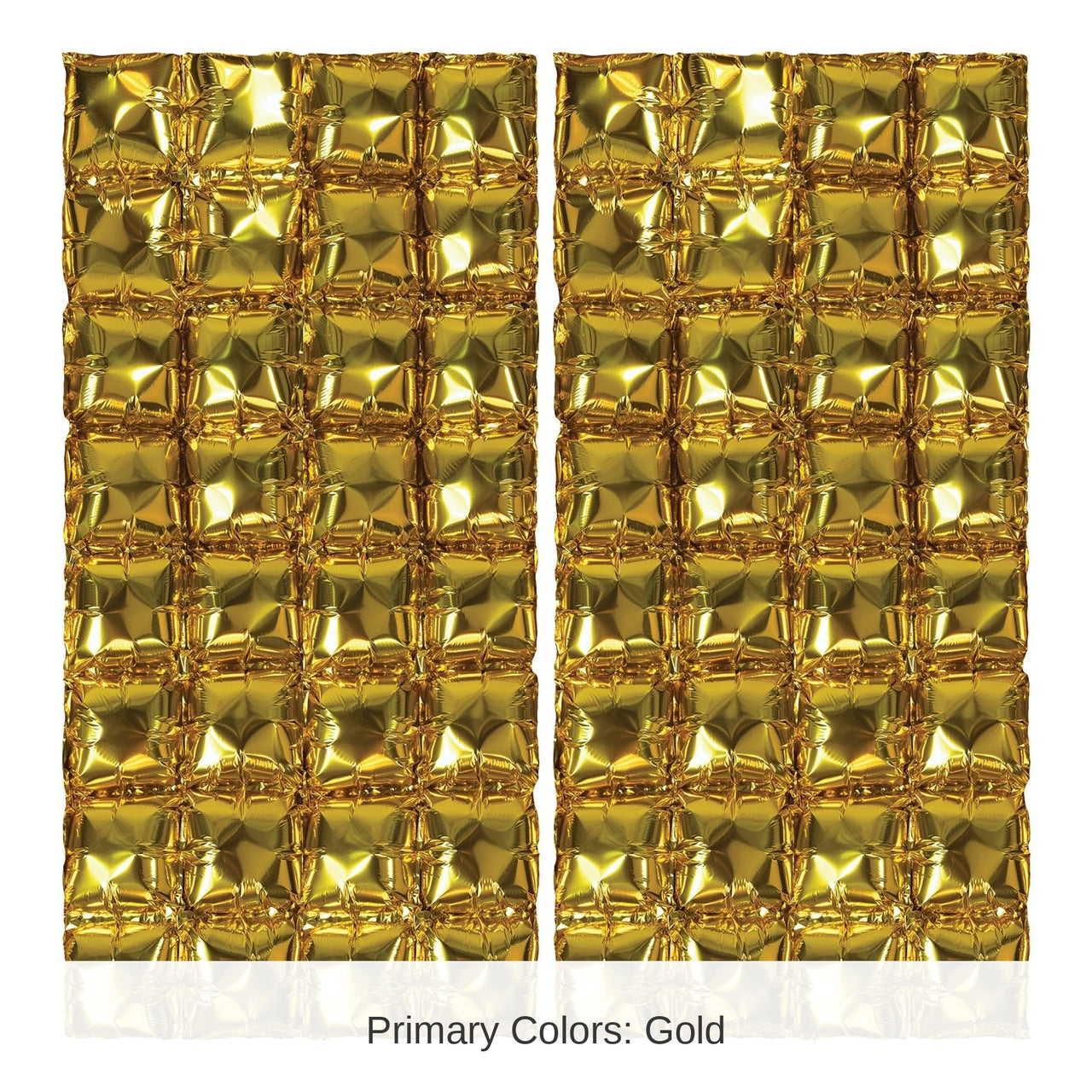12 Pack Bulk Gold Foil Party Balloon Backdrops
