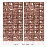 12 Pack Bulk Rose Gold Foil Party Balloon Backdrops