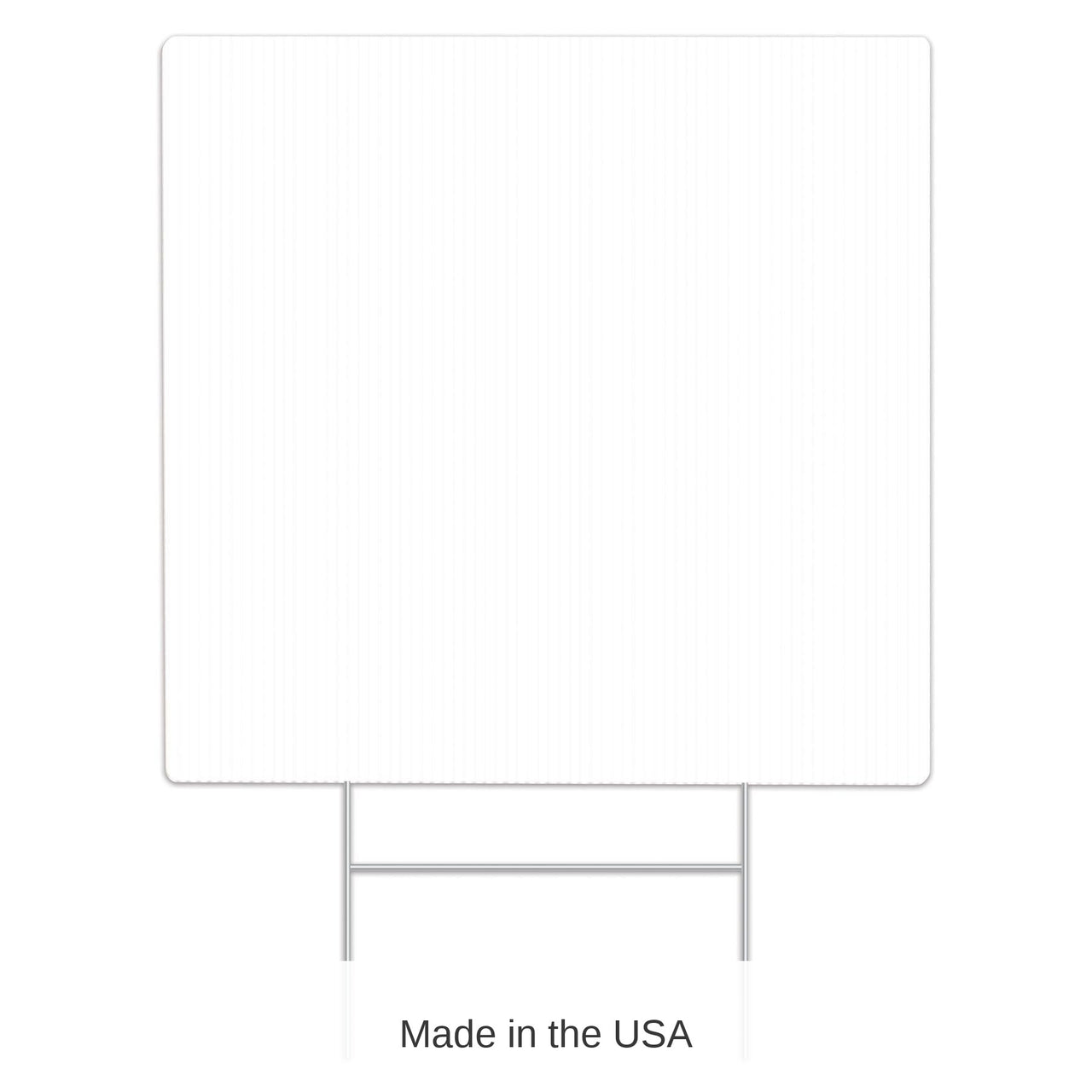 6 Pack Bulk Plastic Blank Party Yard Sign