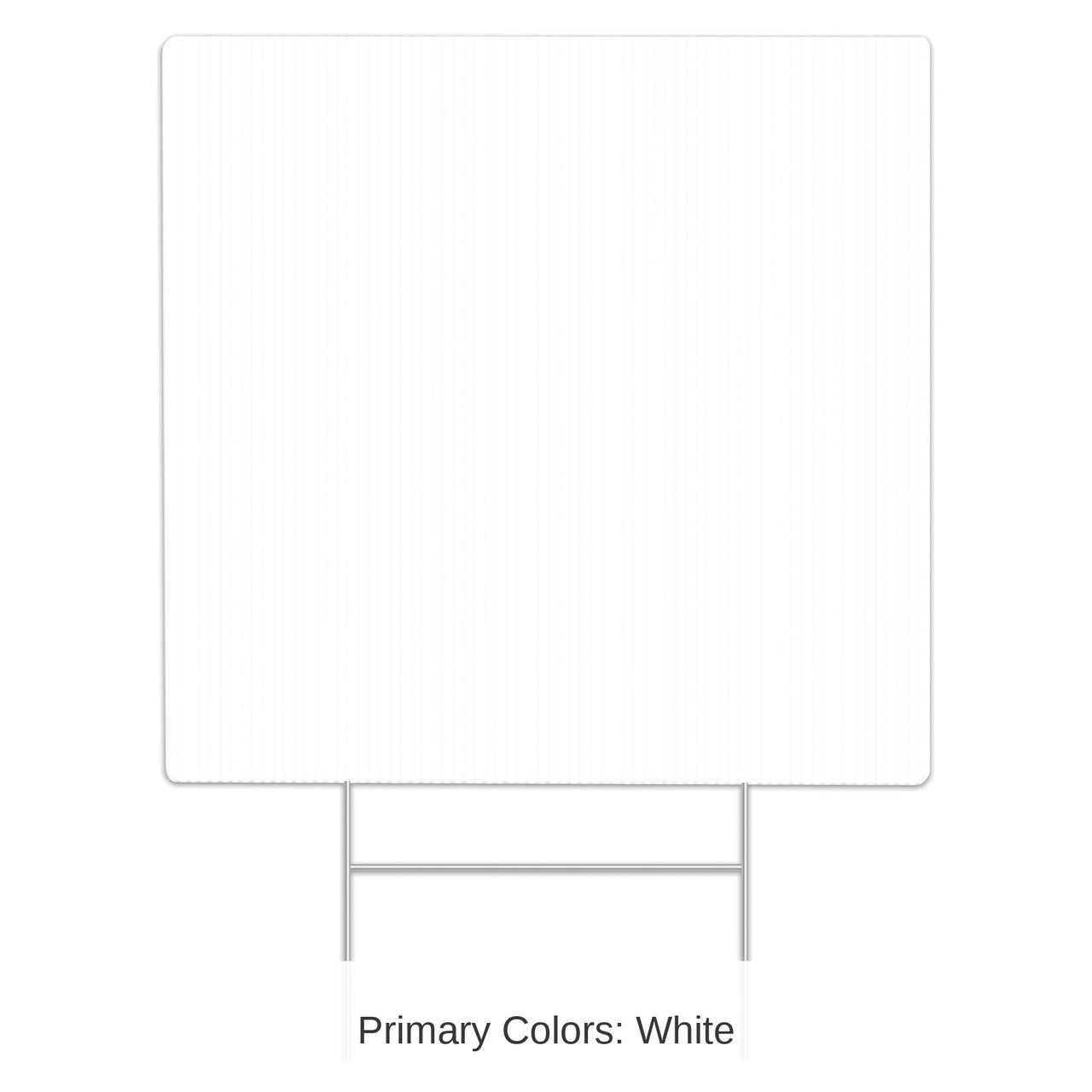 6 Pack Bulk Plastic Blank Party Yard Sign