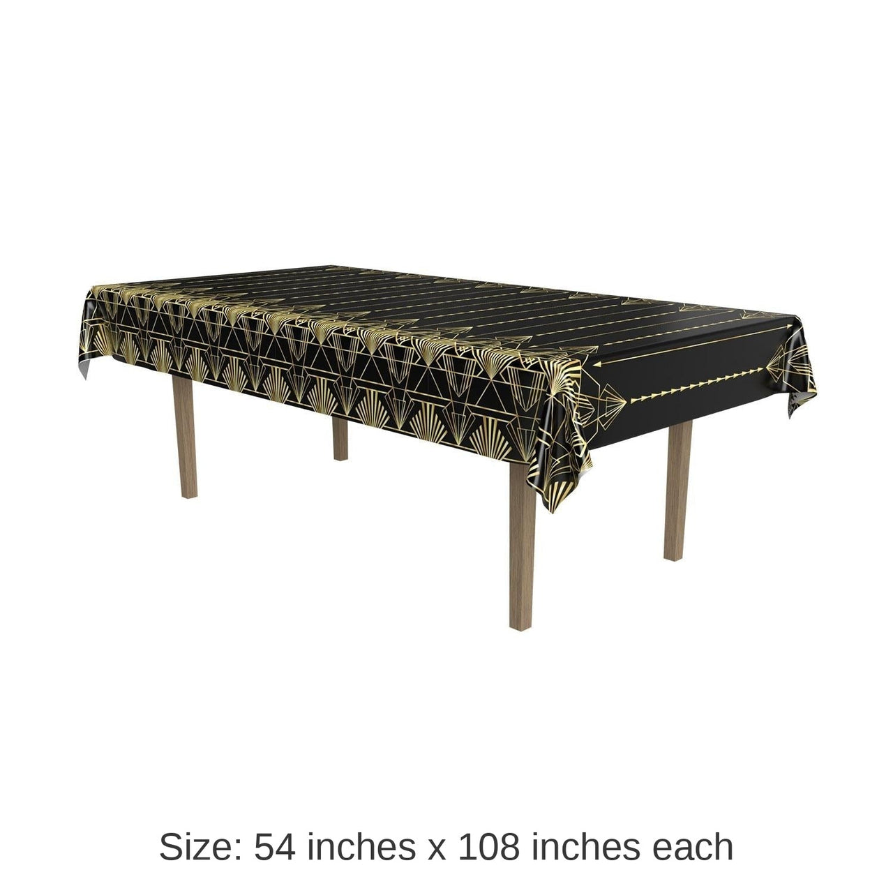 12 Pack Bulk Roaring 20's Party Tablecover