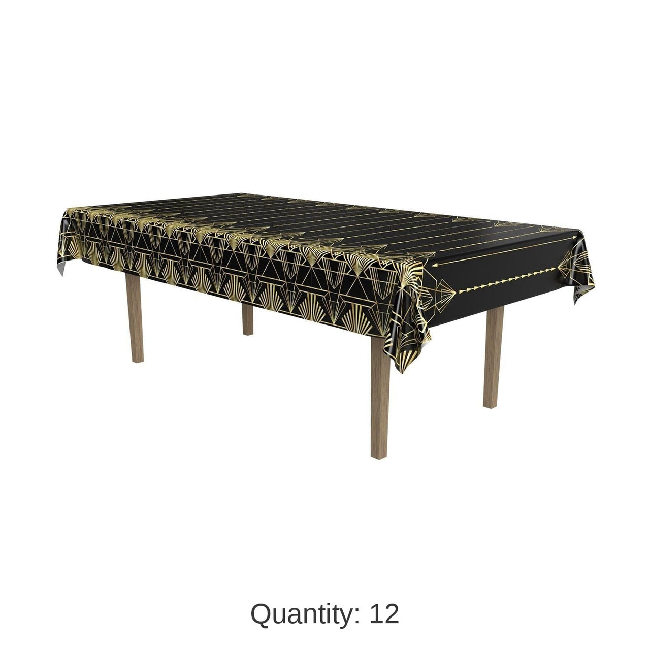 12 Pack Bulk Roaring 20's Party Tablecover