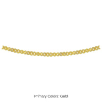12 Pack Bulk Metallic Party Garland - Gold