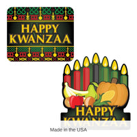 24 Pack Bulk Happy Kwanzaa Signs