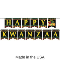 12 Pack Bulk Happy Kwanzaa Streamer