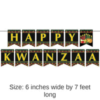 12 Pack Bulk Happy Kwanzaa Streamer