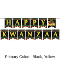 12 Pack Bulk Happy Kwanzaa Streamer