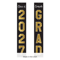 24 Pack Bulk Graduation Foil Pull-Down Cutouts 6 ft Jointed Figures