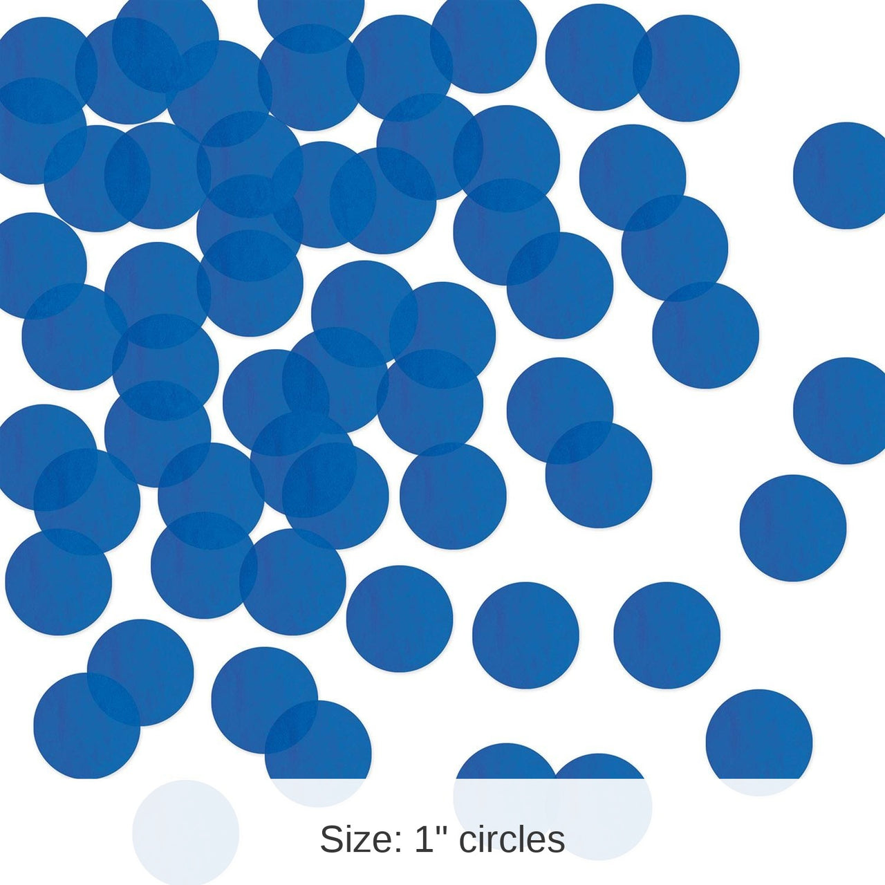 12 Pack Bulk Tissue Party Confetti - Blue (8.8 Oz per Pack)