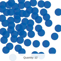 12 Pack Bulk Tissue Party Confetti - Blue (8.8 Oz per Pack)