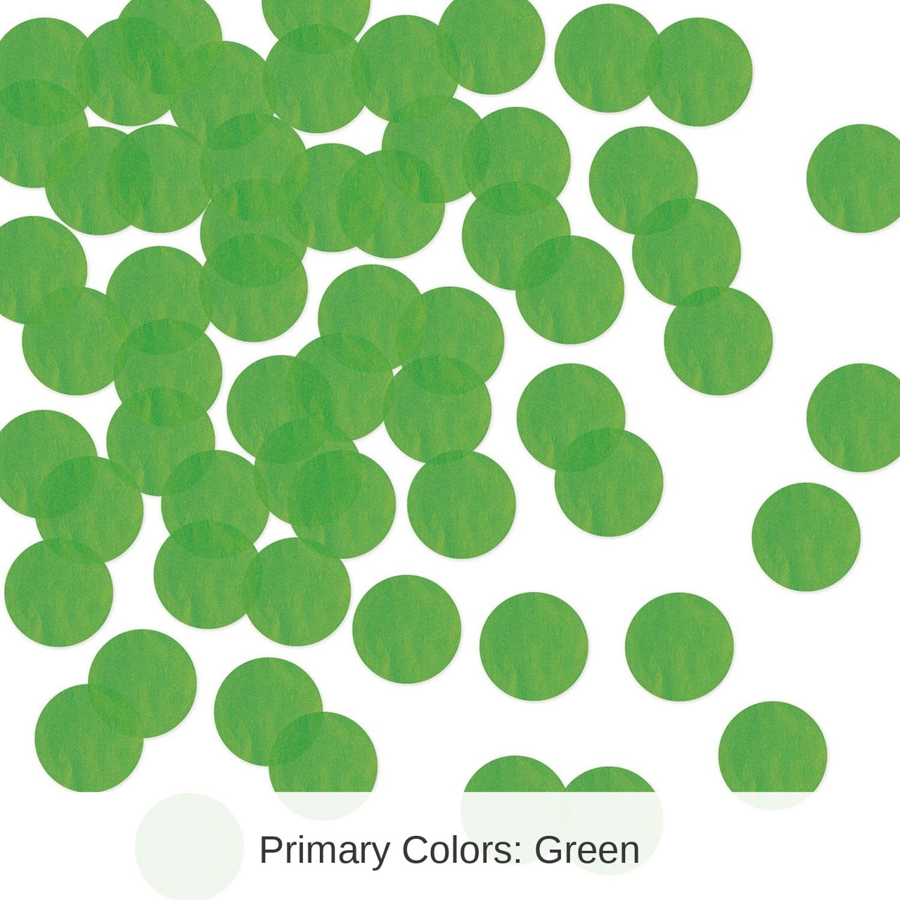 12 Pack Bulk Tissue Party Confetti - Green (8.8 Oz per Pack)