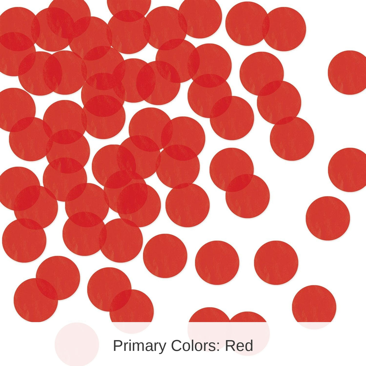 12 Pack Bulk Tissue Party Confetti - Red (8.8 Oz per Pack)