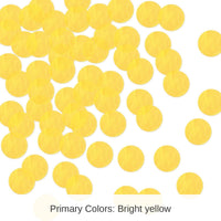 12 Pack Bulk Tissue Party Confetti - Yellow (8.8 Oz per Pack)