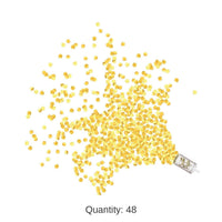 48 Pack Bulk Push Up Party Confetti Poppers - gold