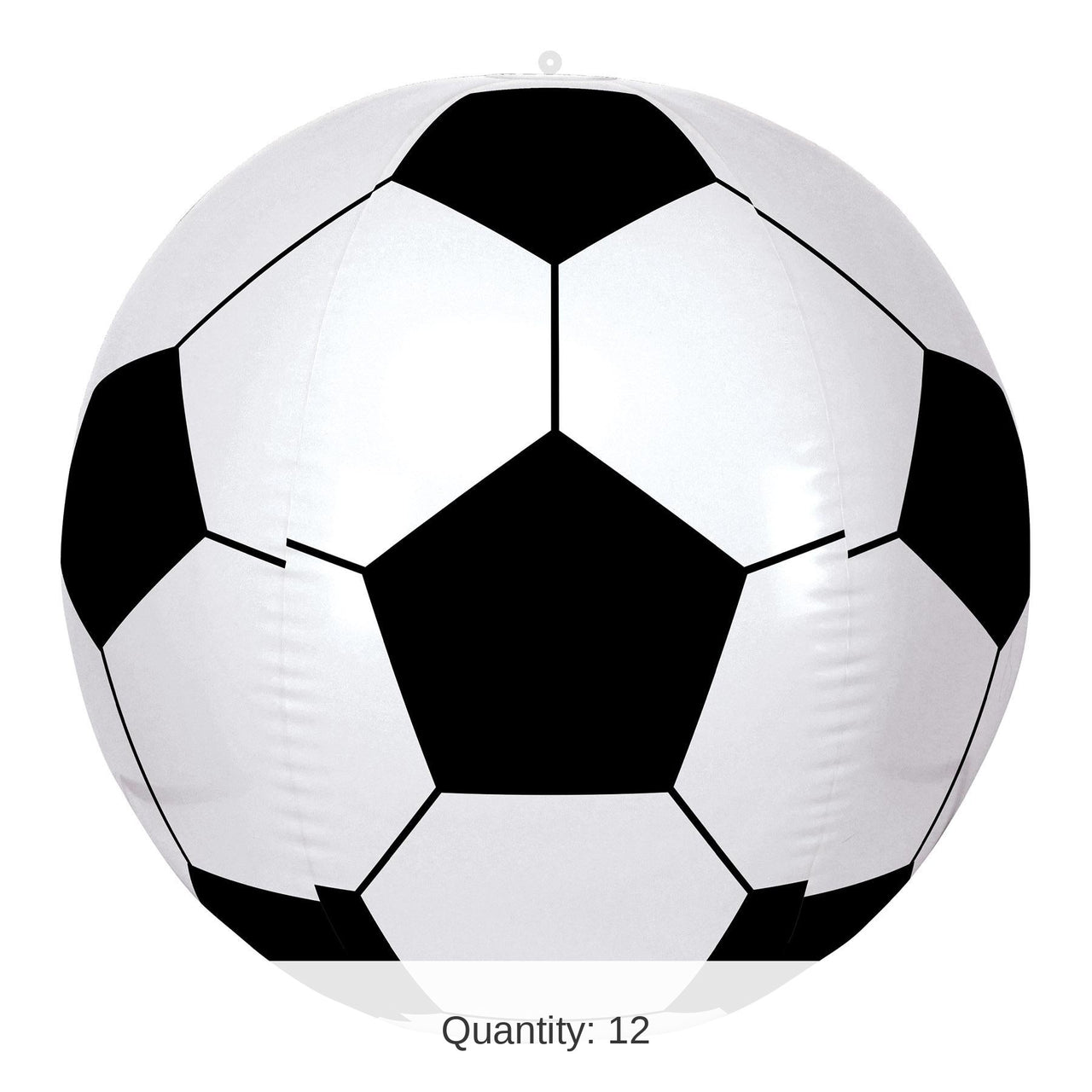 12 Pack Bulk Inflatable Soccer Party Ball