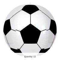 12 Pack Bulk Inflatable Soccer Party Ball