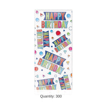 300 Pack Bulk Happy Birthday Party Cello Bags