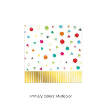 192 Pack Bulk Happy Birthday Party Fringed Luncheon Napkins