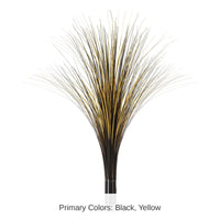 6 Pack Bulk Metallic Party Spray Centerpiece - black & gold