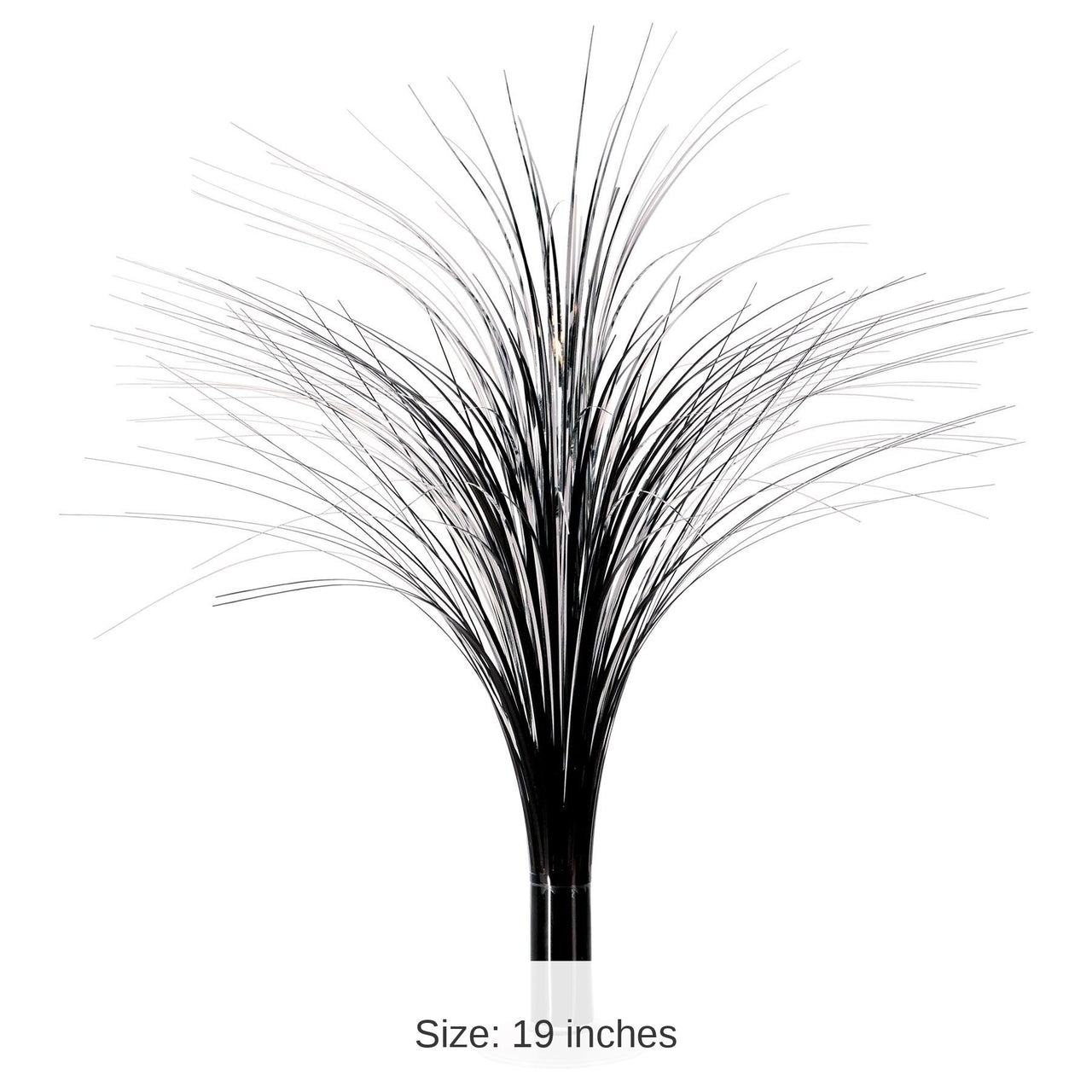 6 Pack Bulk Metallic Party Spray Centerpiece - black & silver