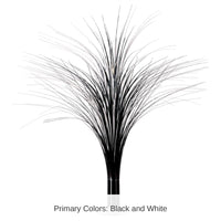 6 Pack Bulk Metallic Party Spray Centerpiece - black & silver