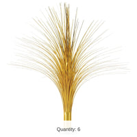 6 Pack Bulk Metallic Party Spray Centerpiece - gold