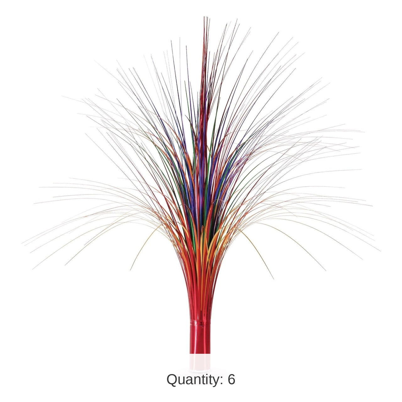 6 Pack Bulk Metallic Party Spray Centerpiece - multi-color