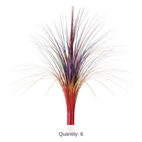 6 Pack Bulk Metallic Party Spray Centerpiece - multi-color