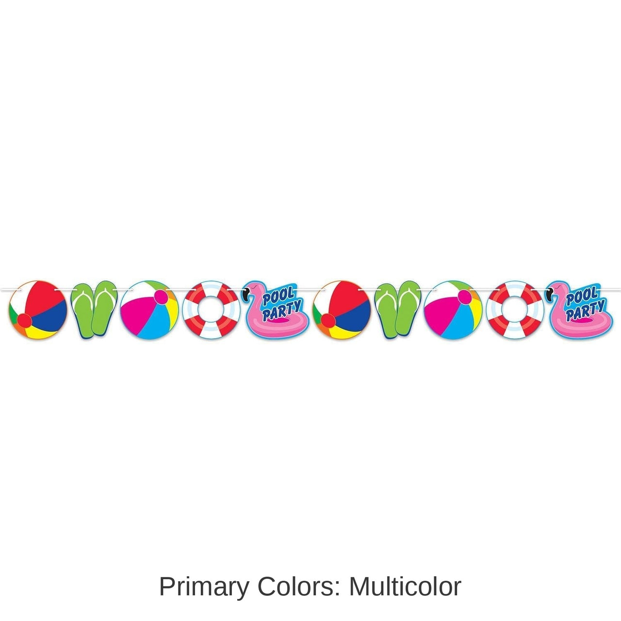 12 Pack Bulk Pool Party Streamer