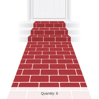6 Pack Bulk Red Brick Party Runner
