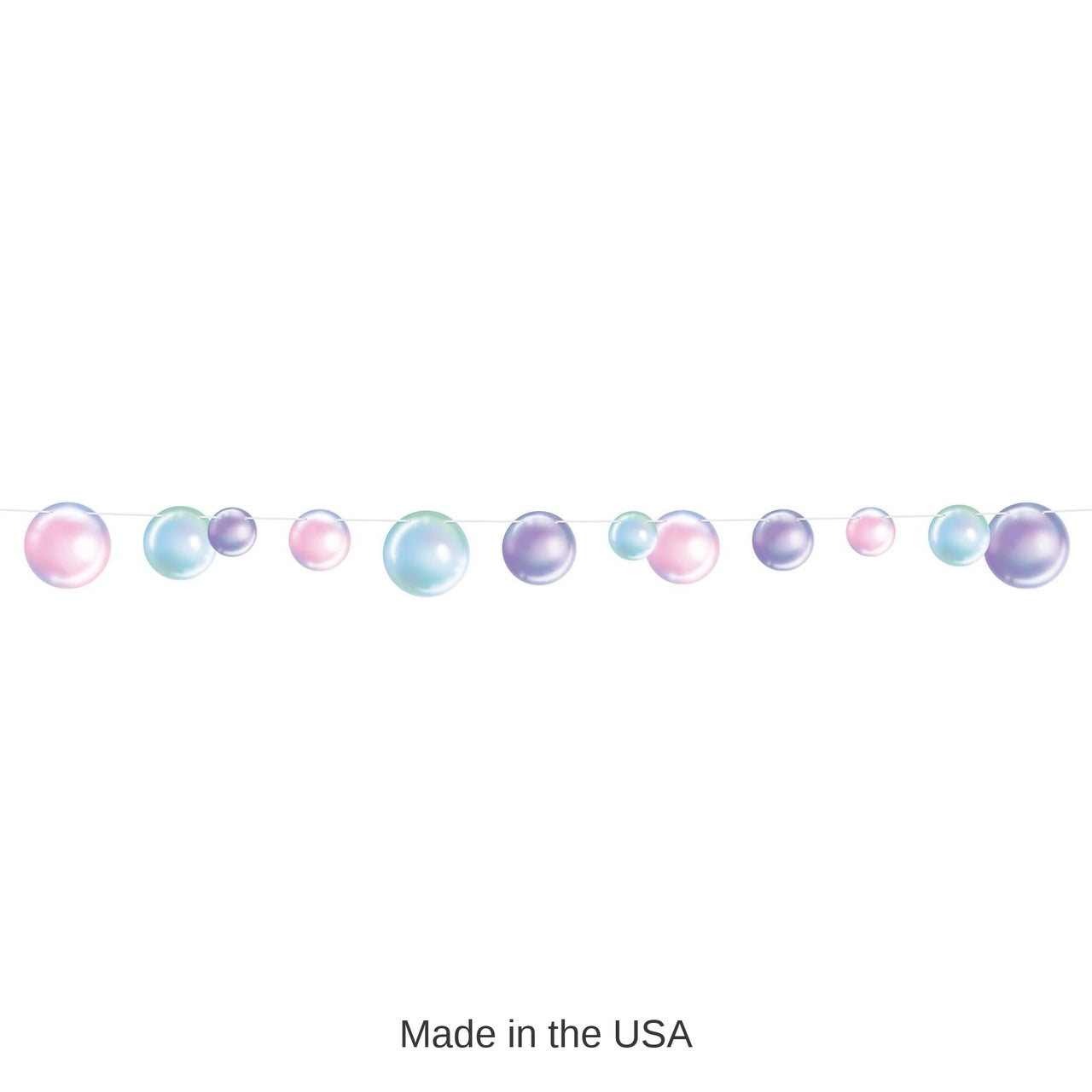 12 Pack Bulk Bubbles Party Streamer