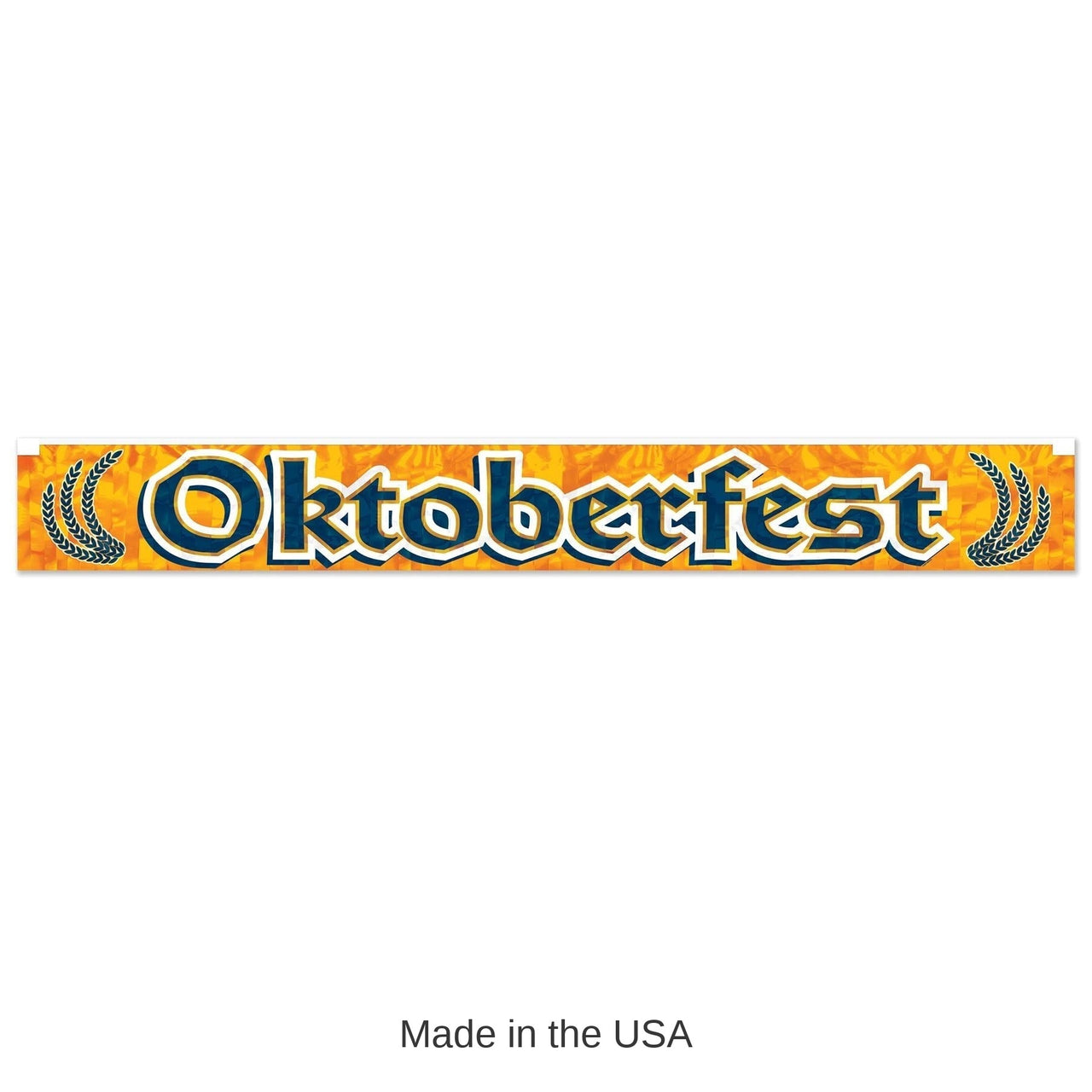 12 Pack Bulk Metallic Oktoberfest Fringe Banner