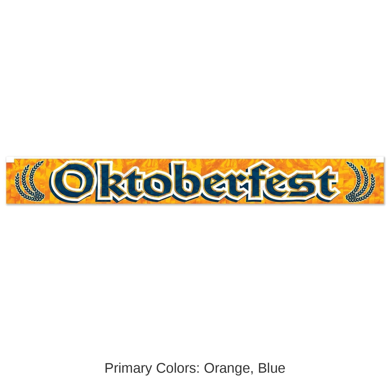 12 Pack Bulk Metallic Oktoberfest Fringe Banner